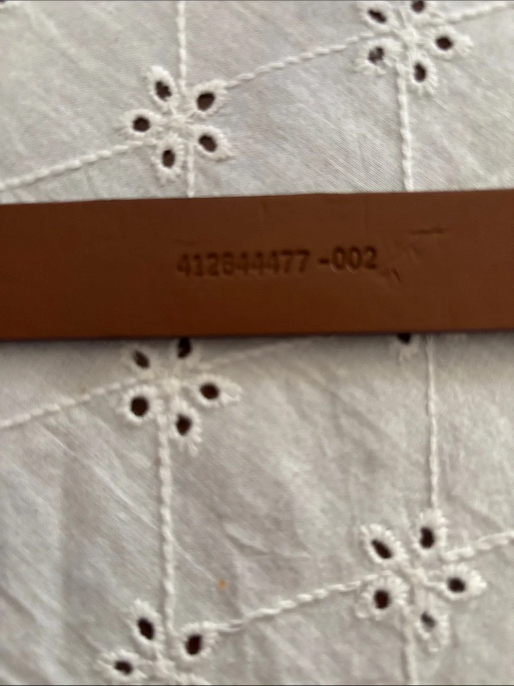 Ralph Lauren Brown Leather Belt with Gold Buckle